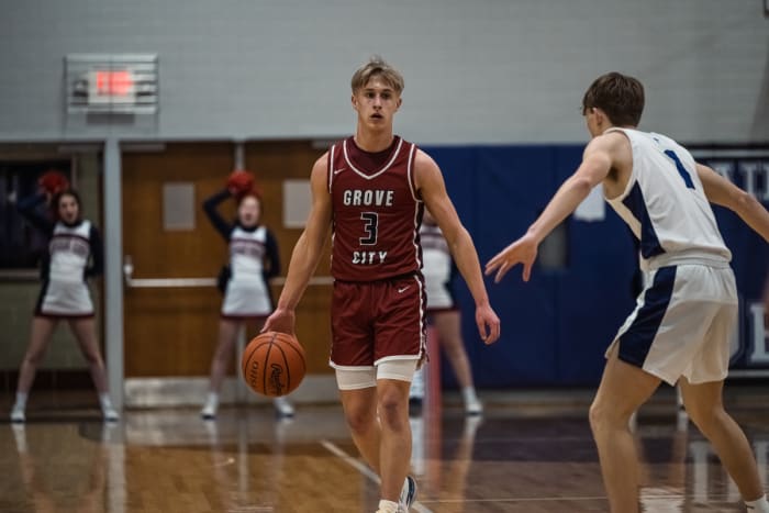 Grove City vs St. Francis DeSales boys basketball 022523 Gabe Haferman1